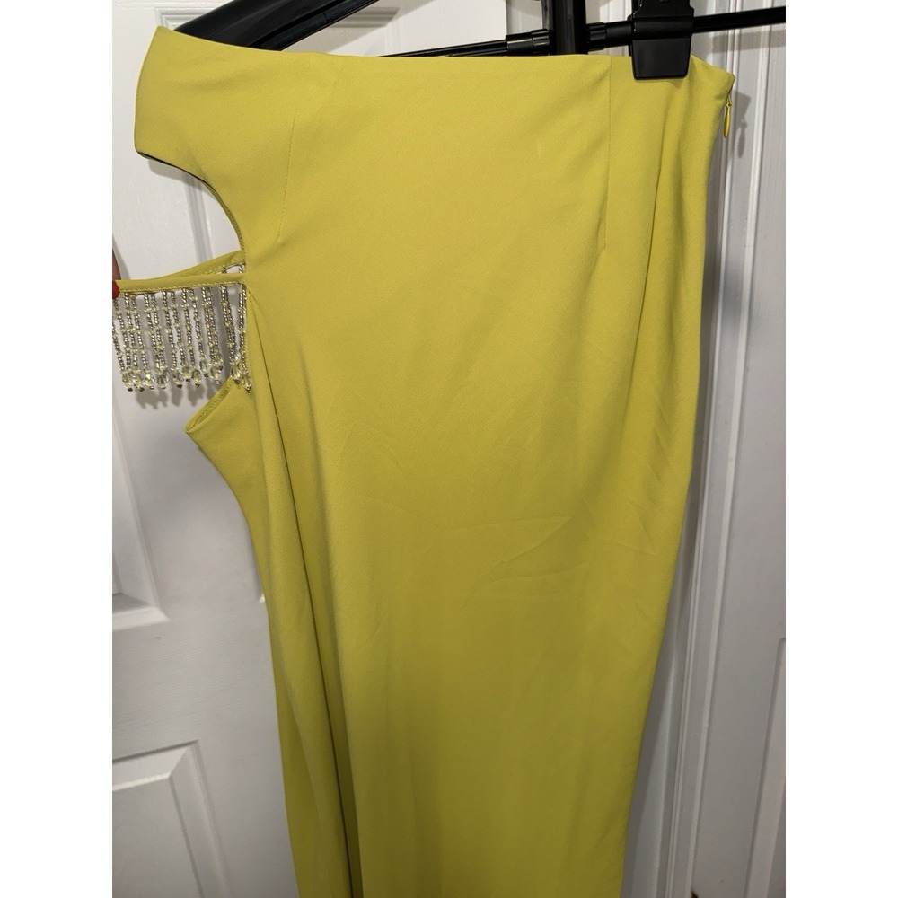 MESHKI Embellished Cut Out Midi  Dress Size XXS
